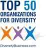 Award Badge: DiversityBusiness.com’s list of Top 50 organizations for multicultural business opportunities