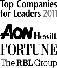 Award Badge: FORTUNE’s 2011 North American Top Companies for Leaders list
